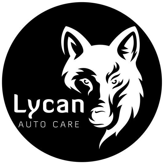 Lycan Auto Care logo featuring a wolf design, representing quality road legal number plates