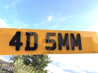 Lycan Auto Care Custom UK Number Plates - road legal number plates